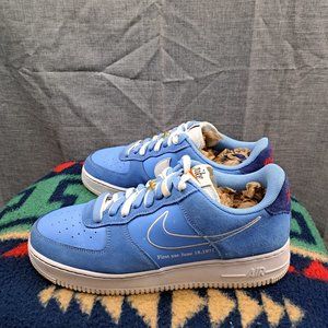 %Nike Air Force 1 ‘07 LV8 University Blue White Mens 12  A 23